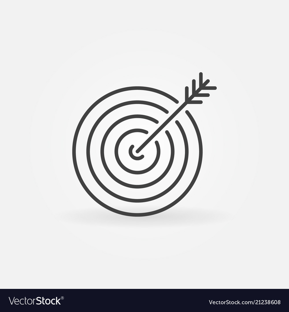 Target Icon - Thin Line Style