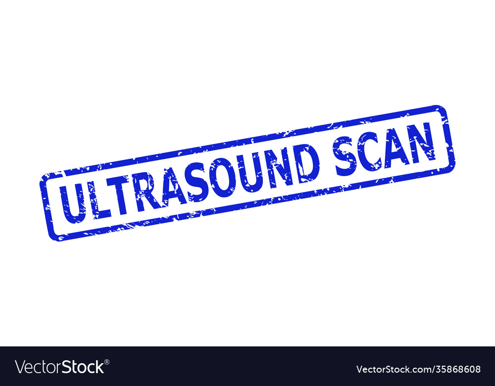 Ultrasound scan seal with unclean surface