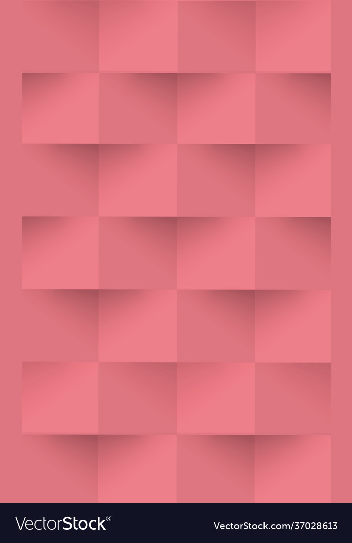 Abstract red background web template squares vector image Abstract red background web template squares