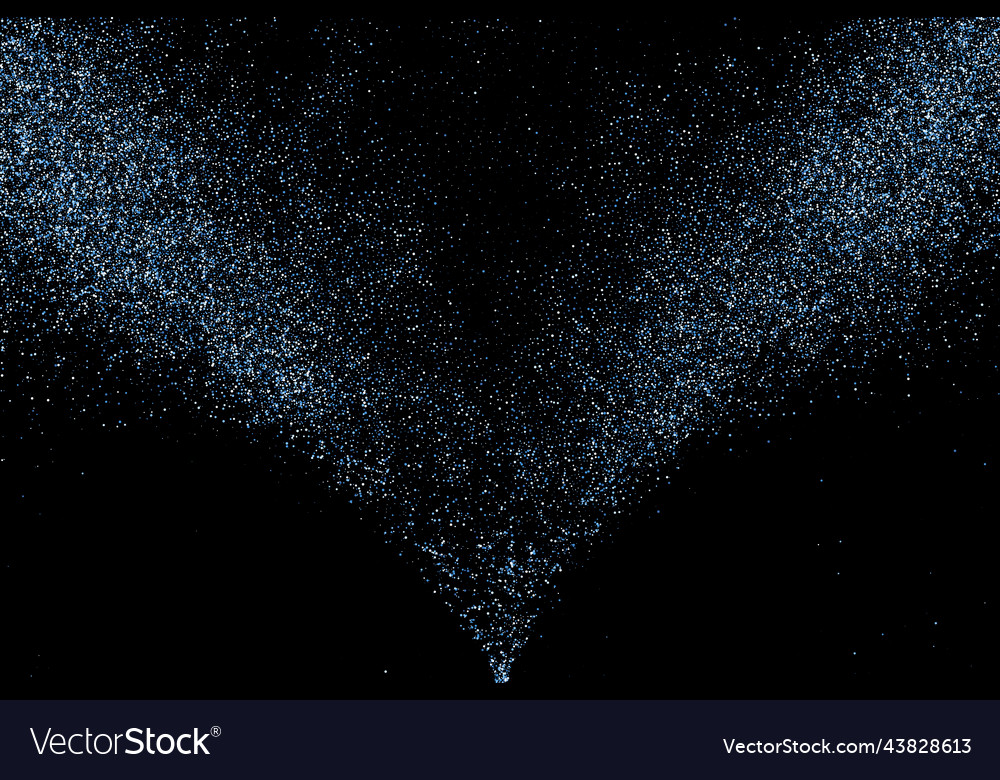 Abstract splashes of water on black background Vector Image