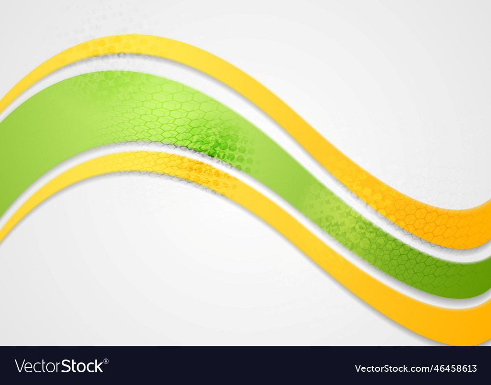 Abstract wavy colorful background