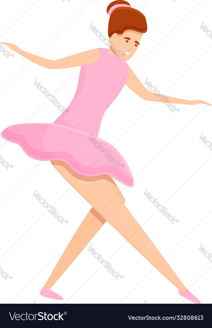 Ballerina toe icon cartoon style Royalty Free Vector Image