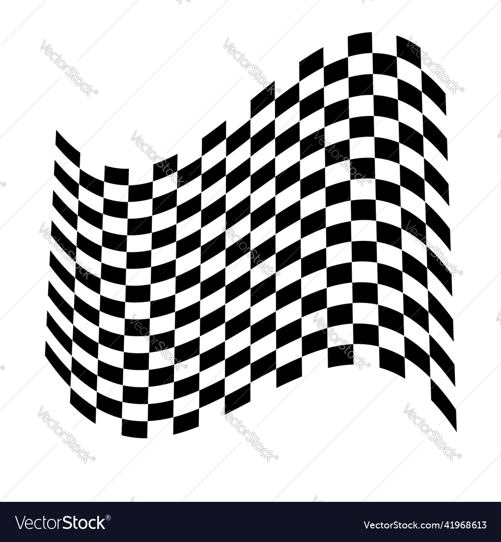 Checkered squared pattern element race racing vector image Checkered squared pattern element race racing