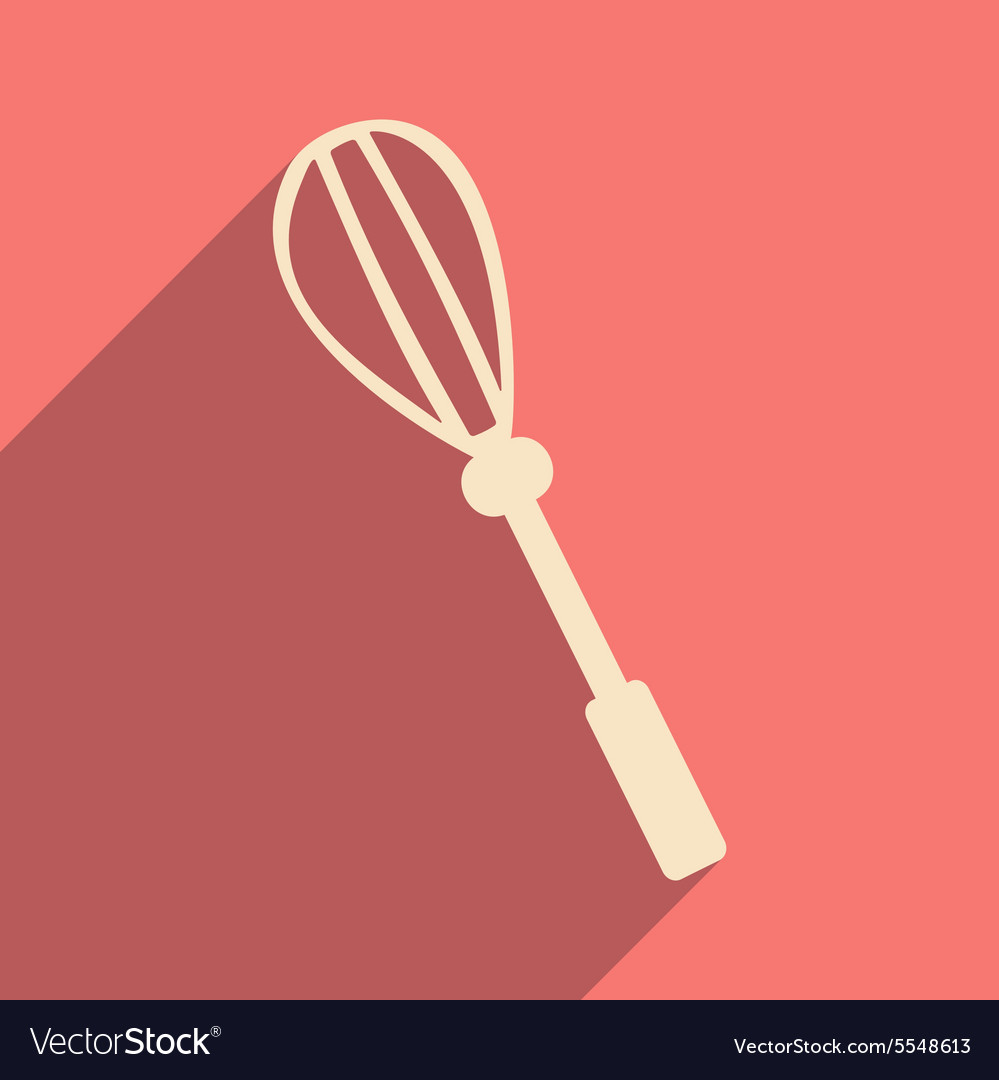 Flat with shadow icon and mobile application