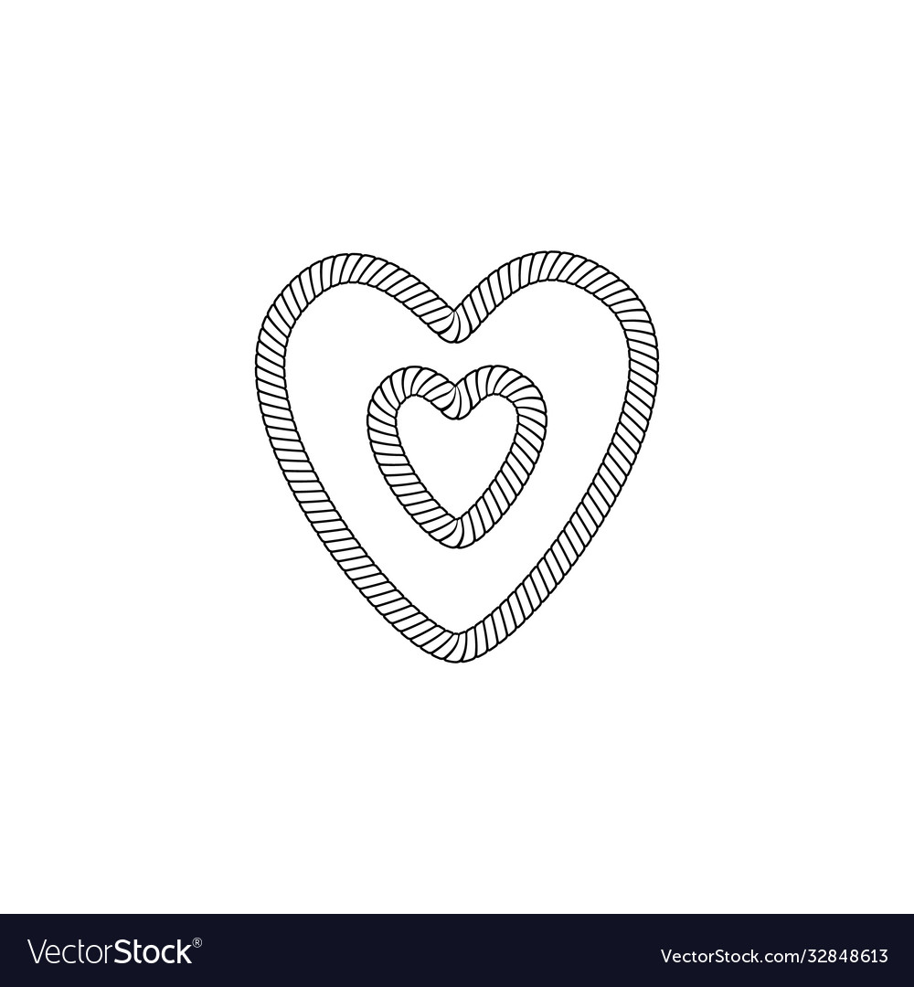 Form and shape heart out loop