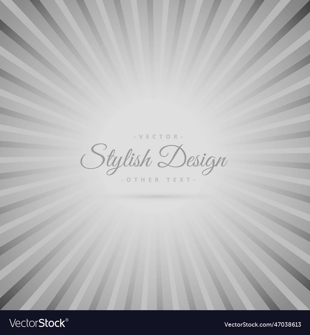 Gray background with rays