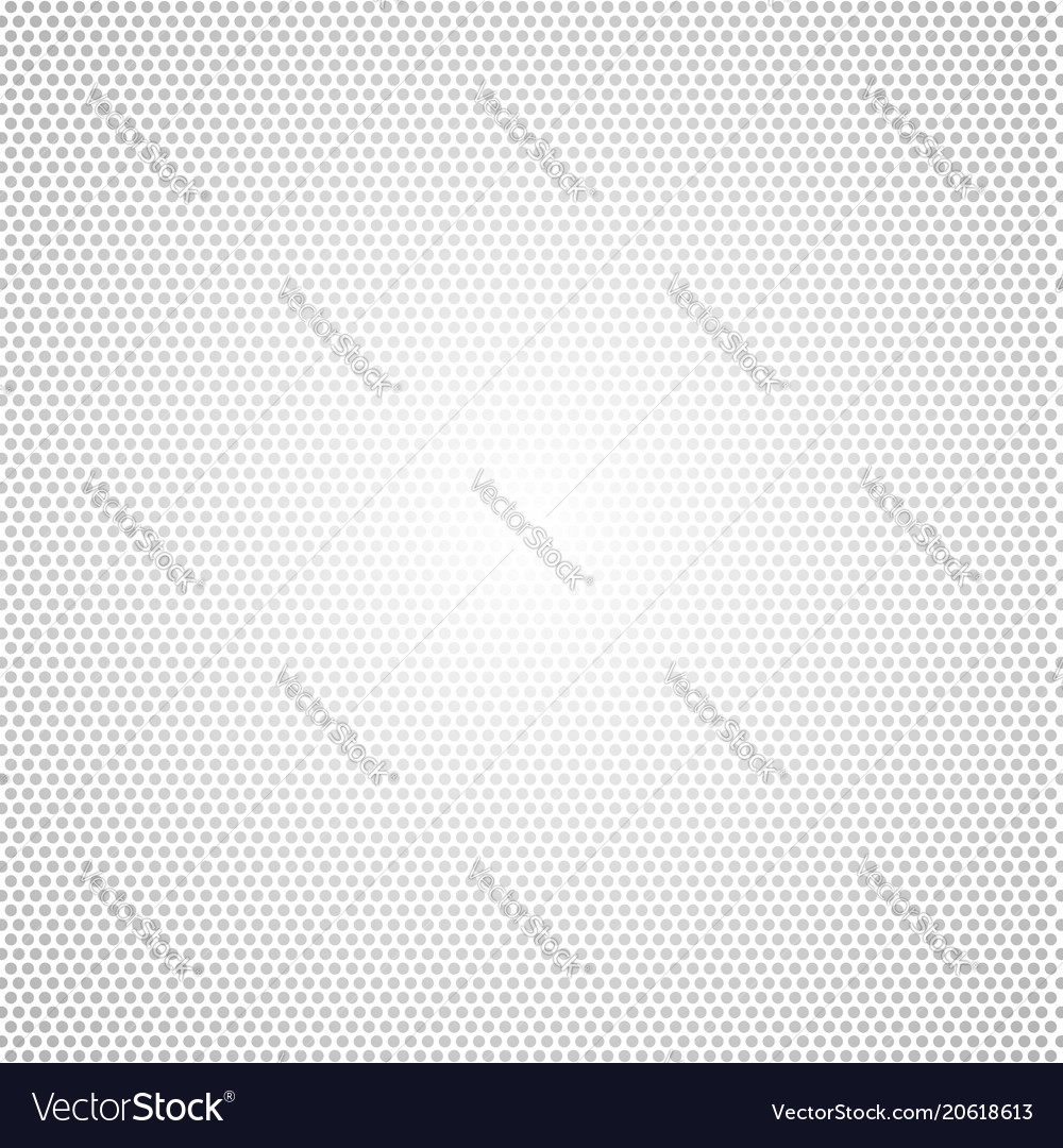 Gray dots gradient on white background