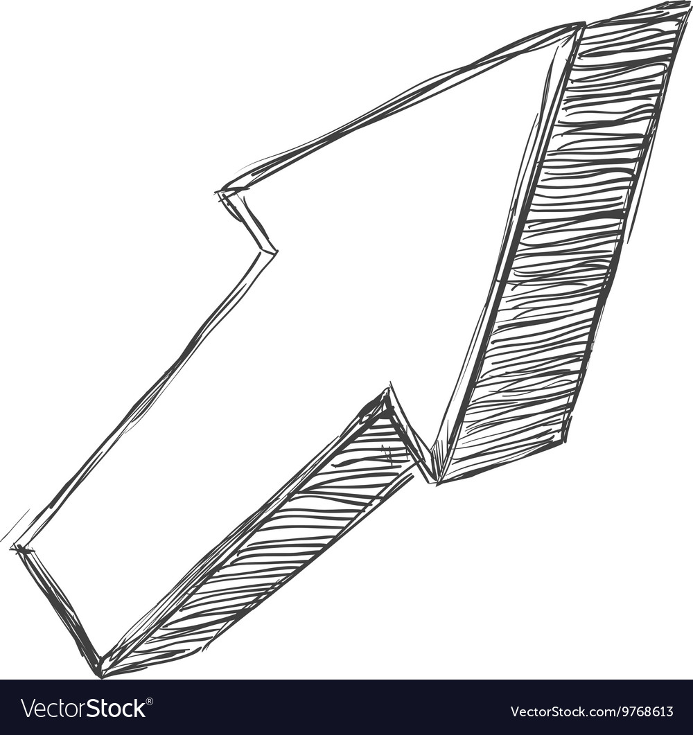 Sketch arrow icon direction design