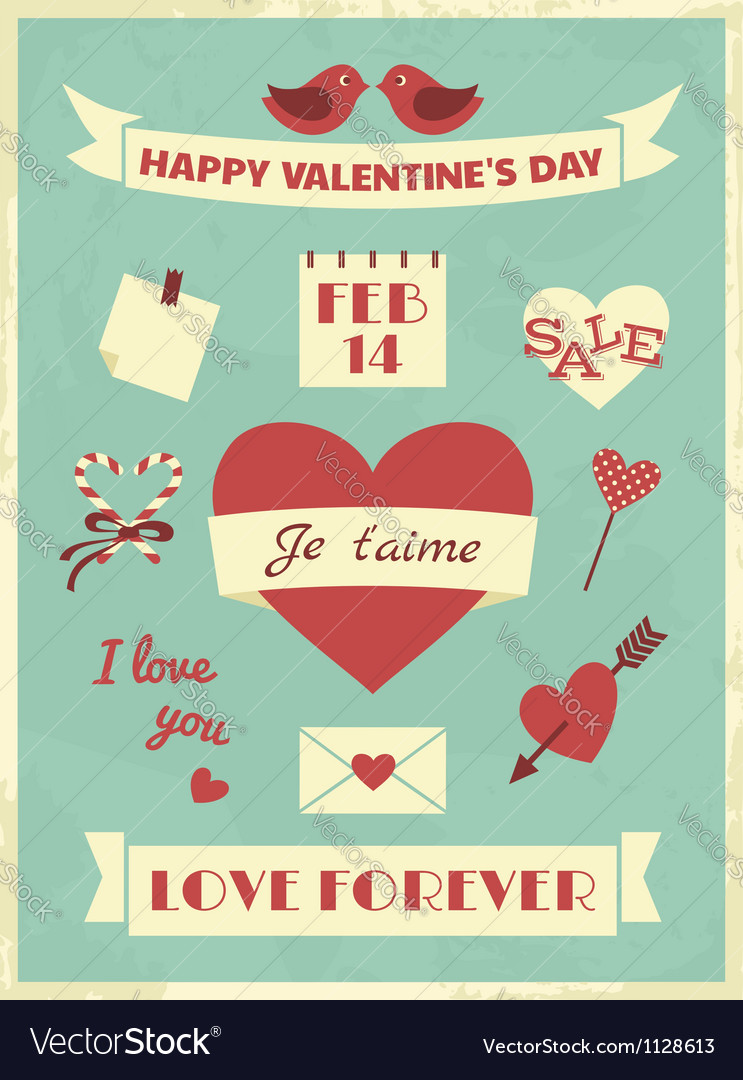 valentines day retro 1s