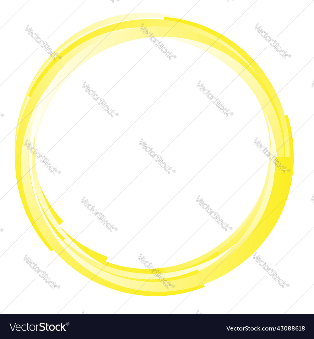 Abstract circle circular design element icon vector image Abstract circle circular design element icon