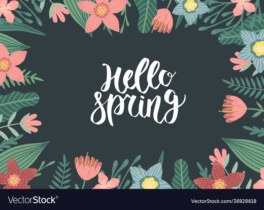 Abstract spring background with copy space