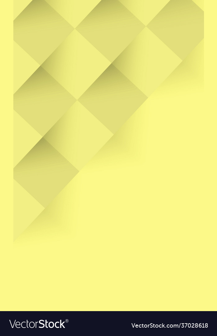 Abstract yellow background web template squares