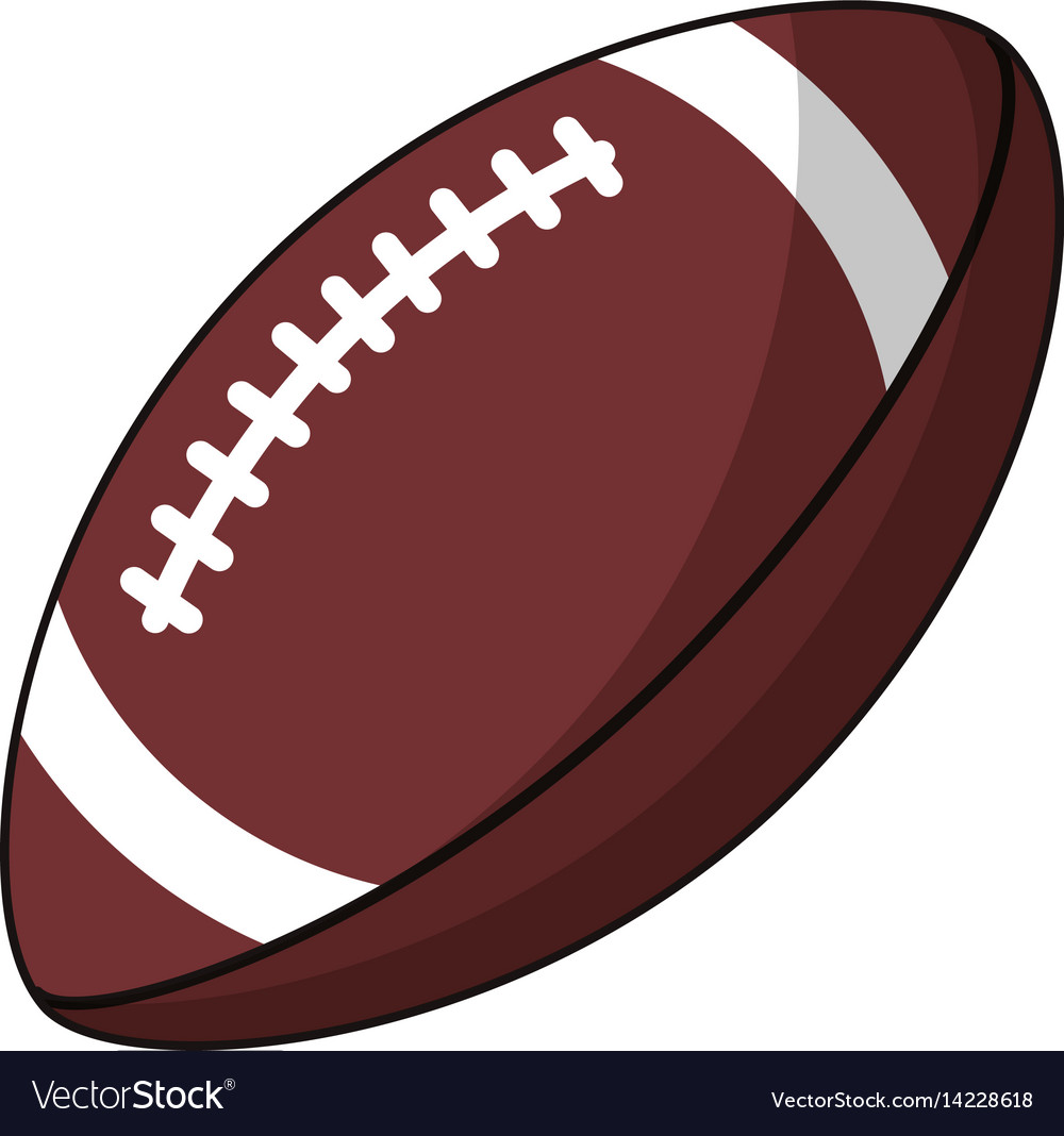 American football sport image Royalty Free Vector Image