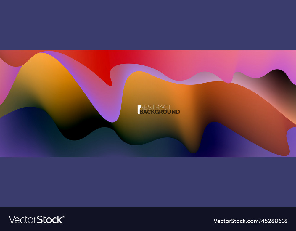 Dynamic liquid waves abstract background