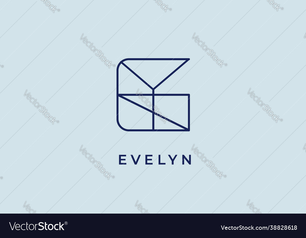 Logo name evelyn usable design for private