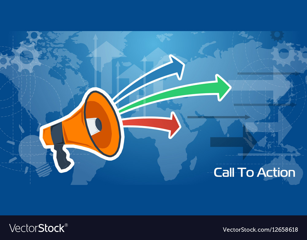 Long web background - call to action