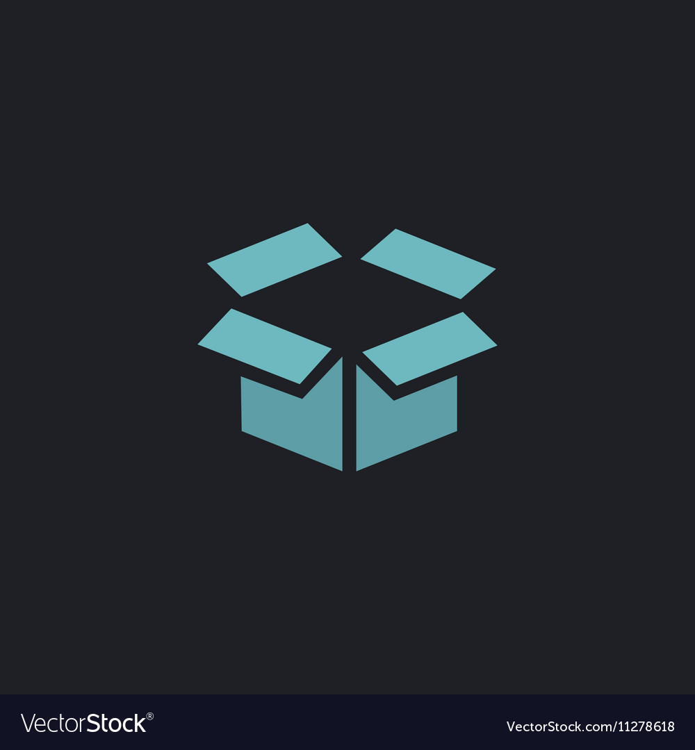 Open box computer symbol