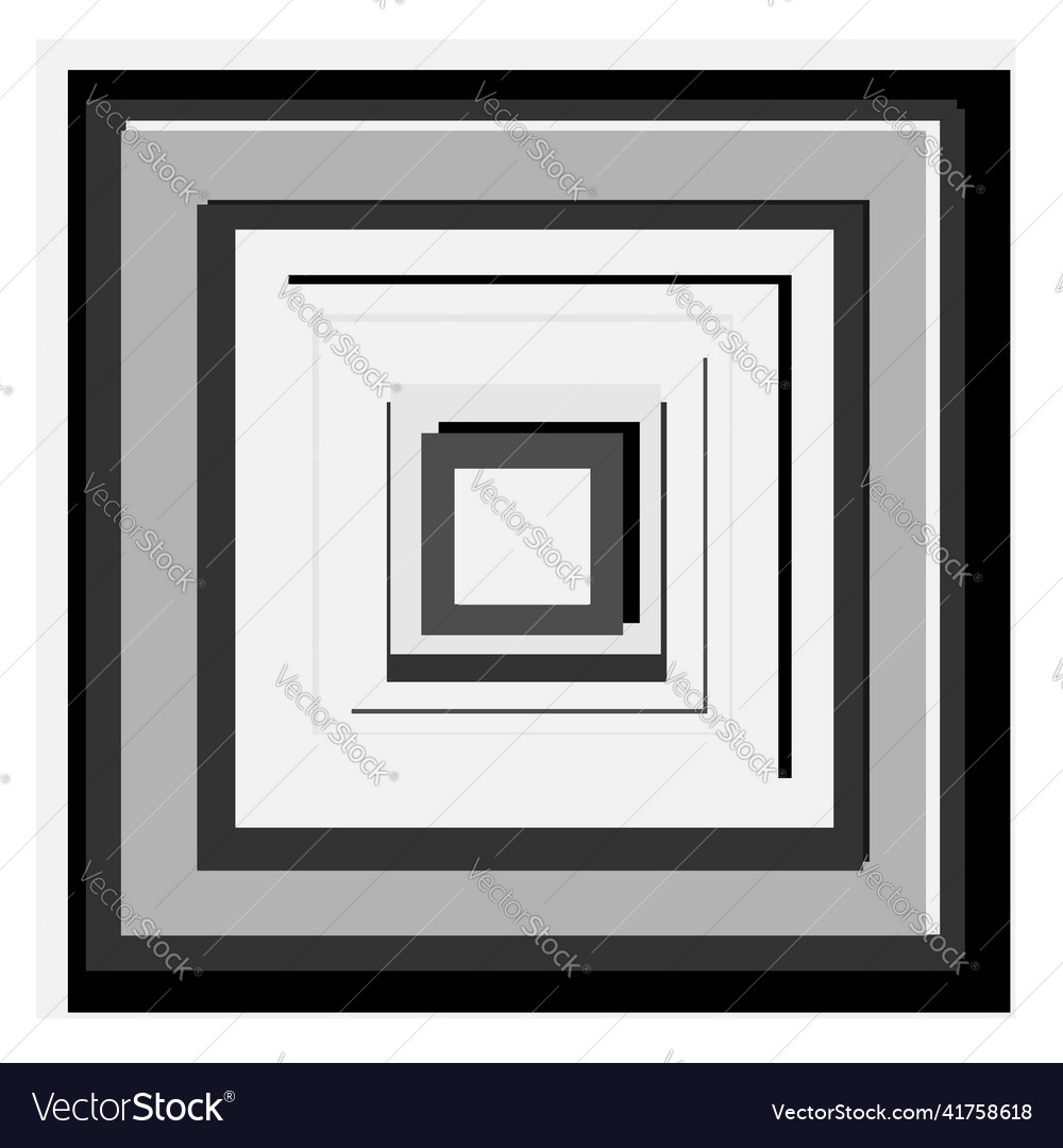 Overlapping random squares abstract grayscale Vector Image Overlapping random squares abstract grayscale