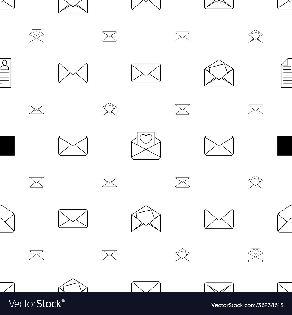 Send icons pattern seamless white background