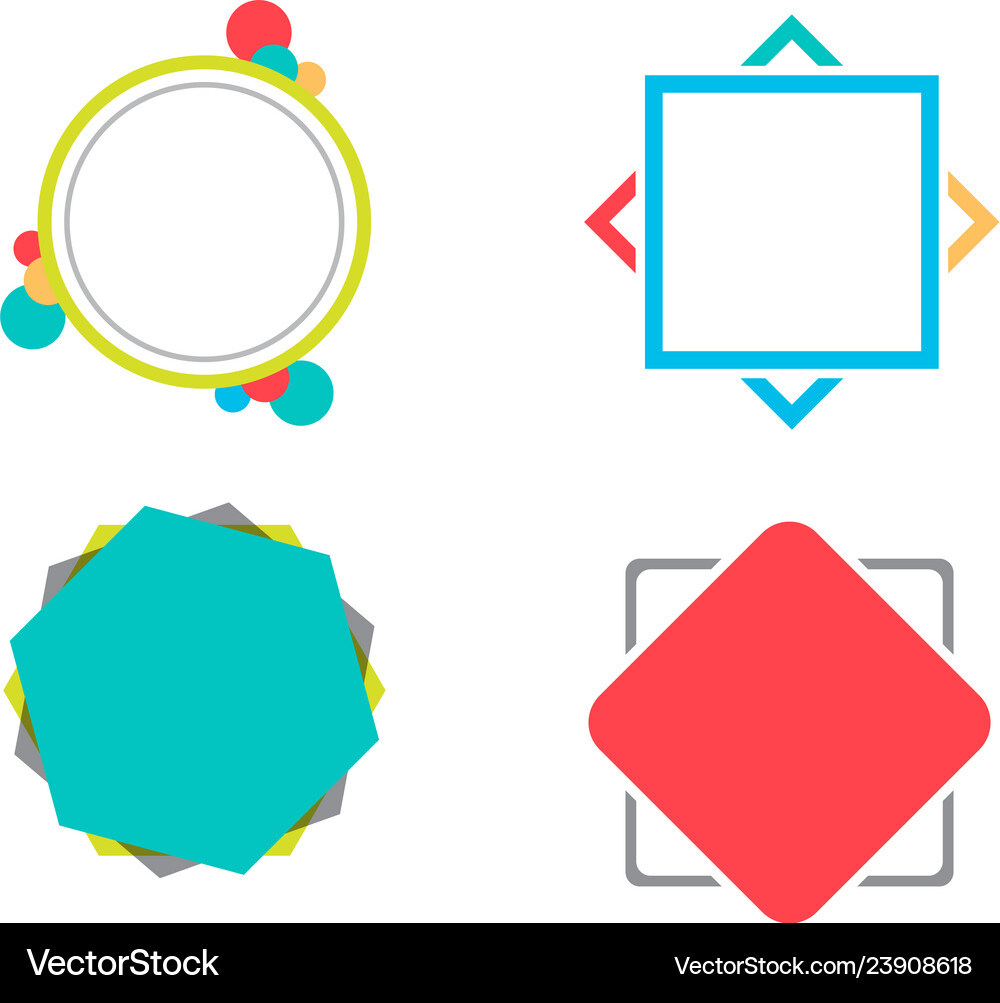 Speech bubble icon logo template Royalty Free Vector Image