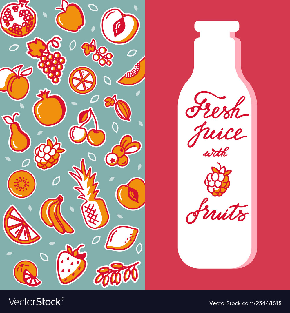 Vertical pattern of fruit for design