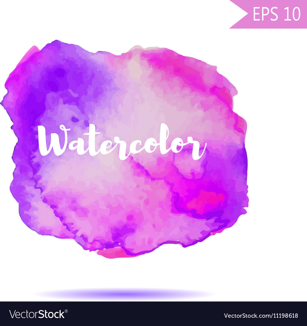 Watercolor-style spot Royalty Free Vector Image