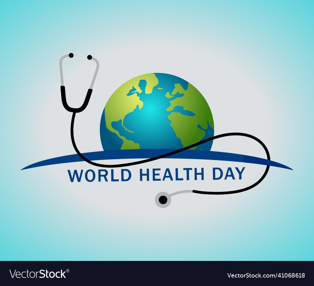 World health day Royalty Free Vector Image - VectorStock