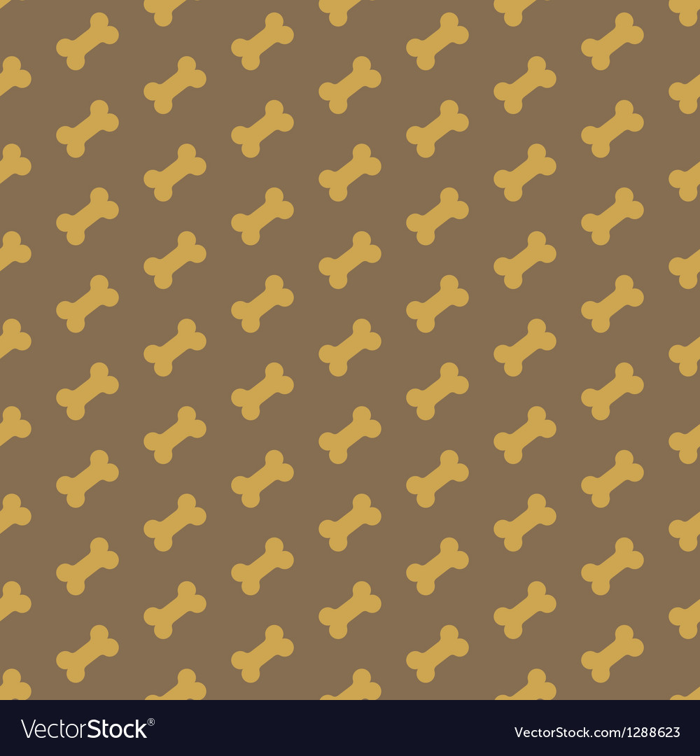 Bone for dog seamless texture Royalty Free Vector Image