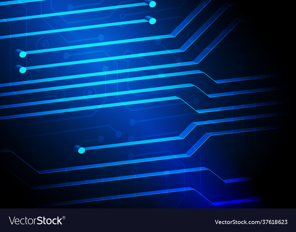 Circuit technology background with hi-tech digital vector image Circuit technology background with hi-tech digital