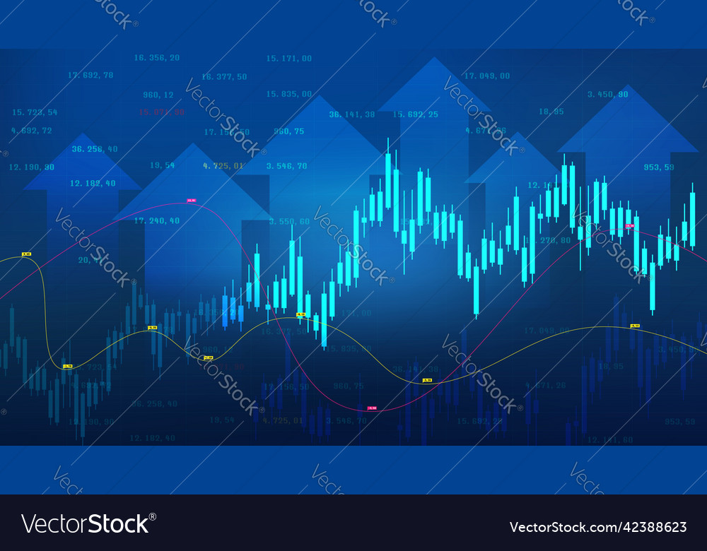 Forex Statistics Image Background Royalty Free Vector Image