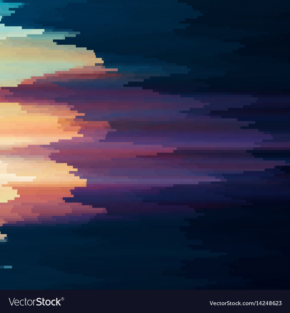 Glitch background digital image data