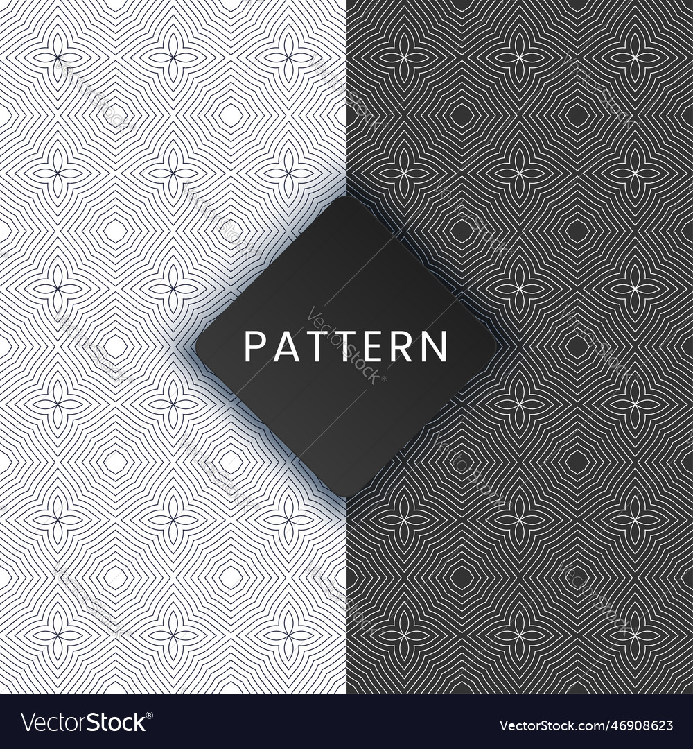 Organic seamless geometric pattern with curve