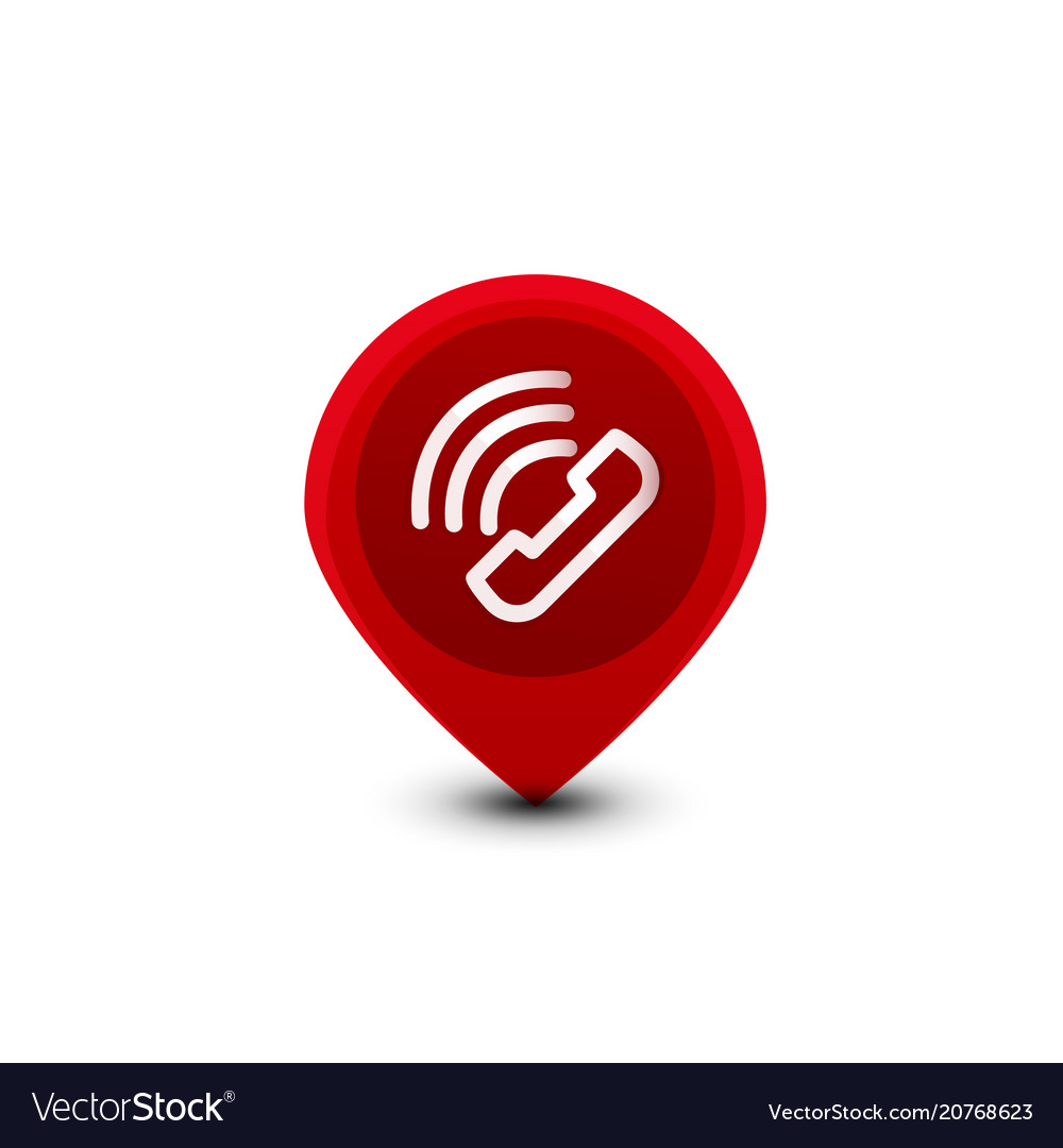 Phone support web button vector image Phone support web button