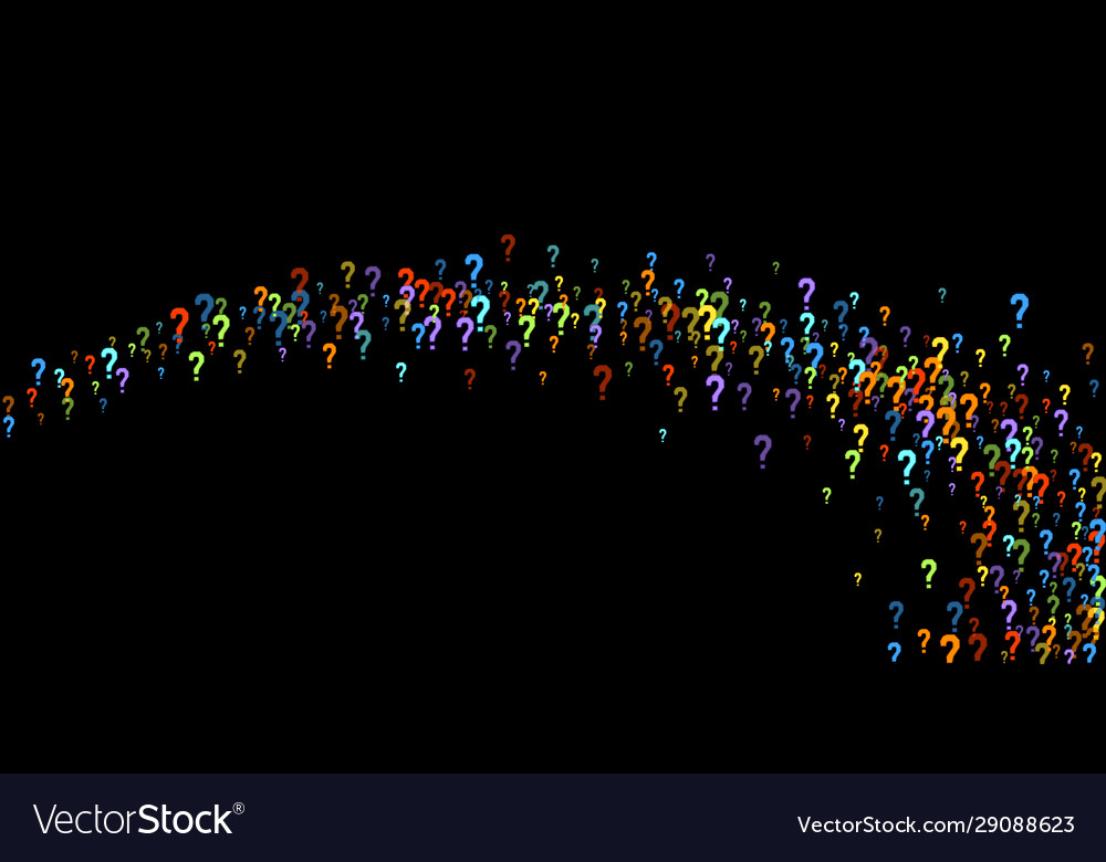 Question marks quiz doubt poll query public vector image Question marks quiz doubt poll query public