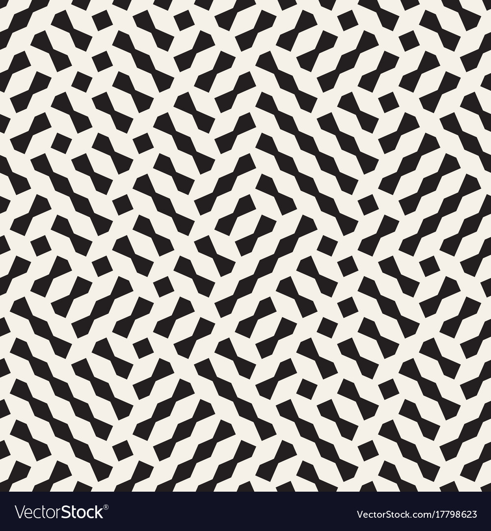Seamless geometric lattice pattern irregular