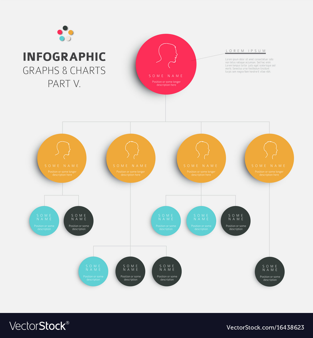 Set of flat design infographic charts and graphs 5