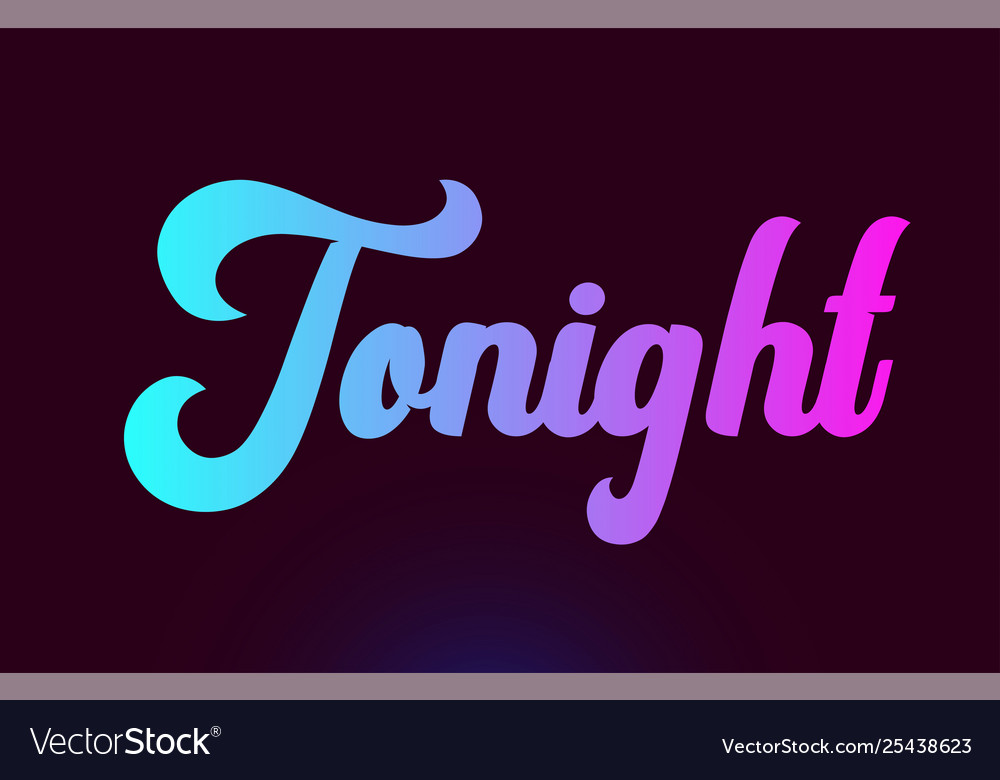tonight pink word text logo icon design for pink word free