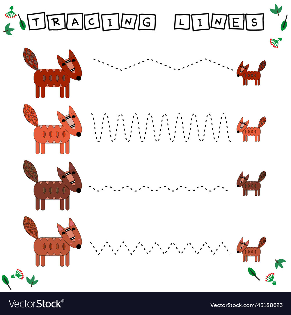 Tracing lines 2 vector image Tracing lines 2