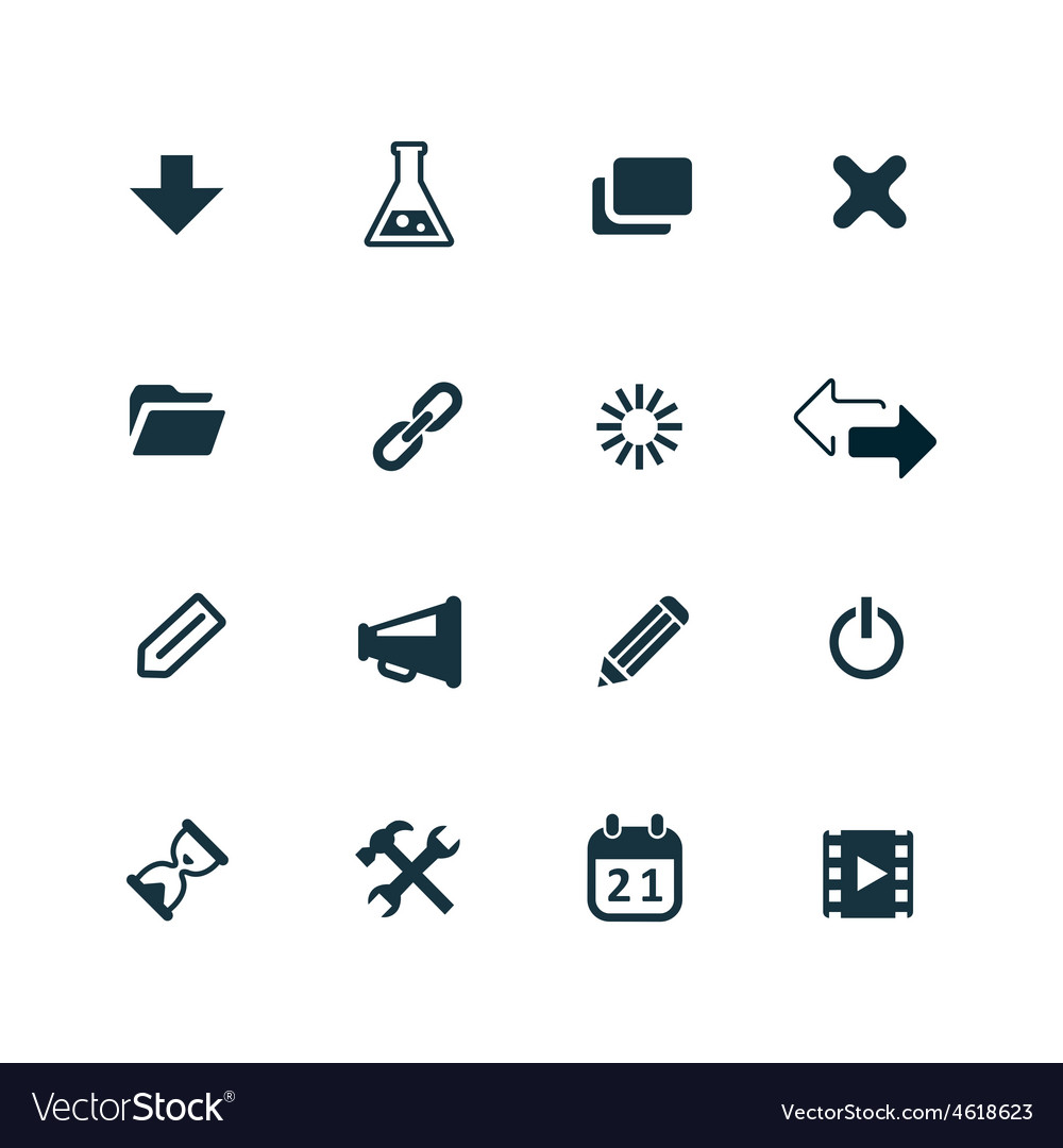 Webdesign icons set