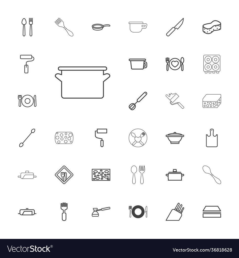 33 utensil icons