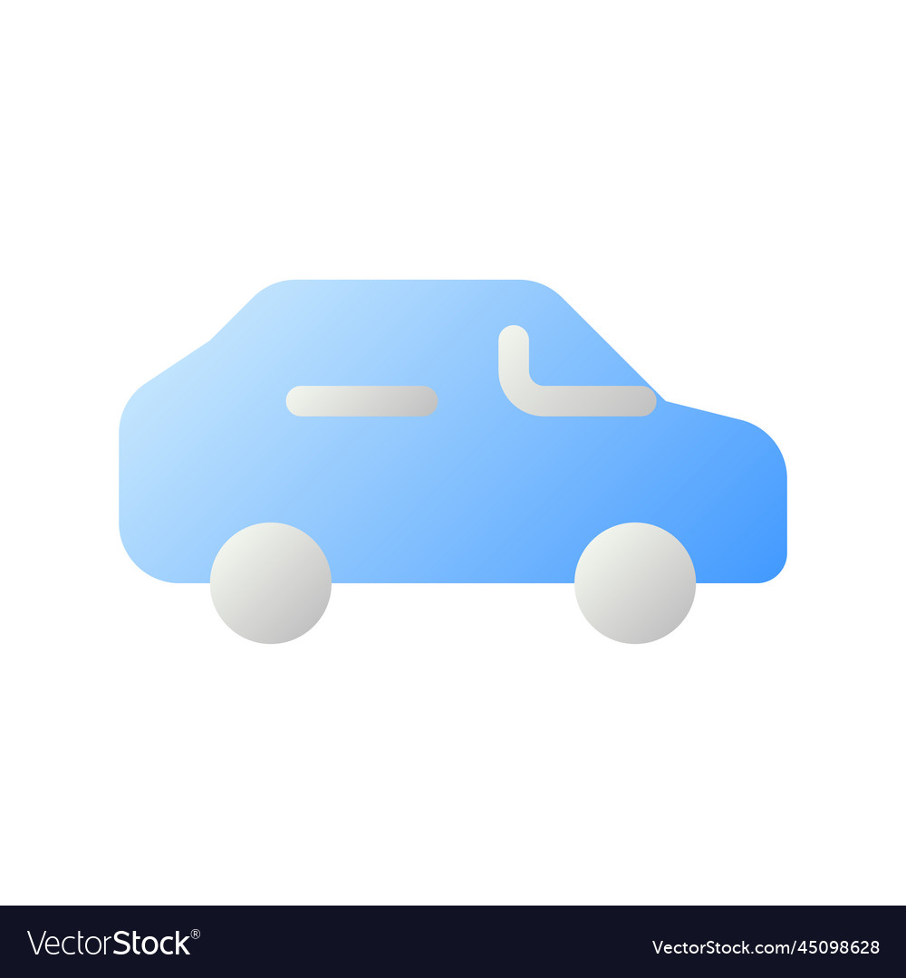 Automobile flat gradient two-color ui icon
