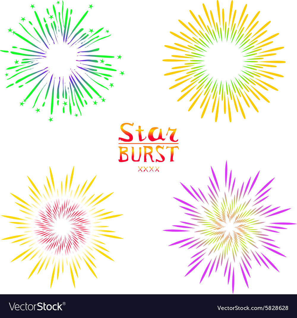 Background design with abstract fireworks