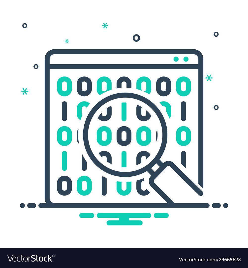 Binary data search symbol