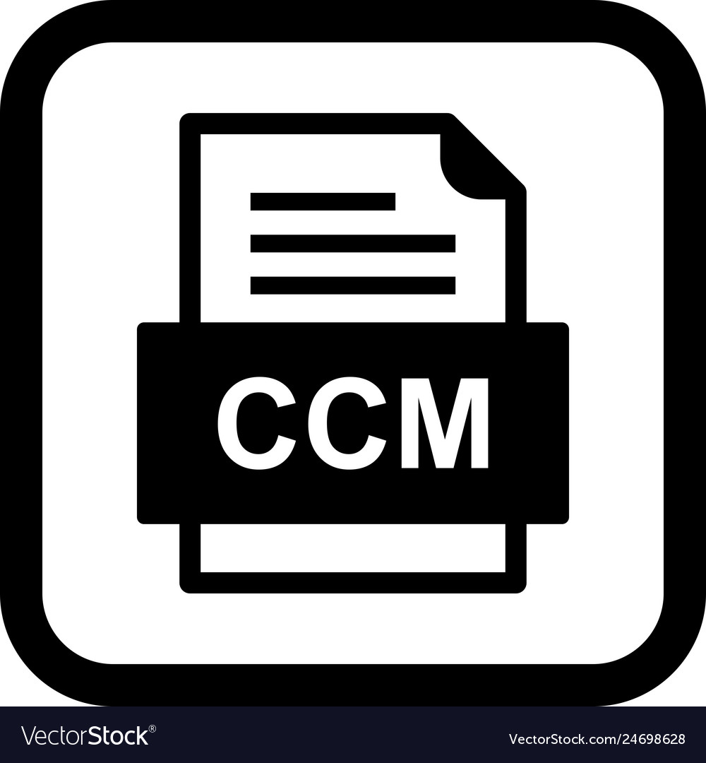 Ccm file document icon