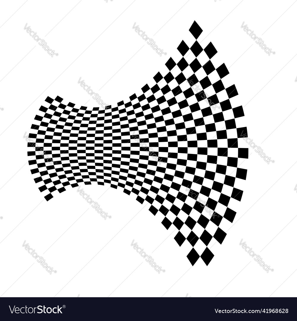 Checkered squared pattern element race racing vector image Checkered squared pattern element race racing
