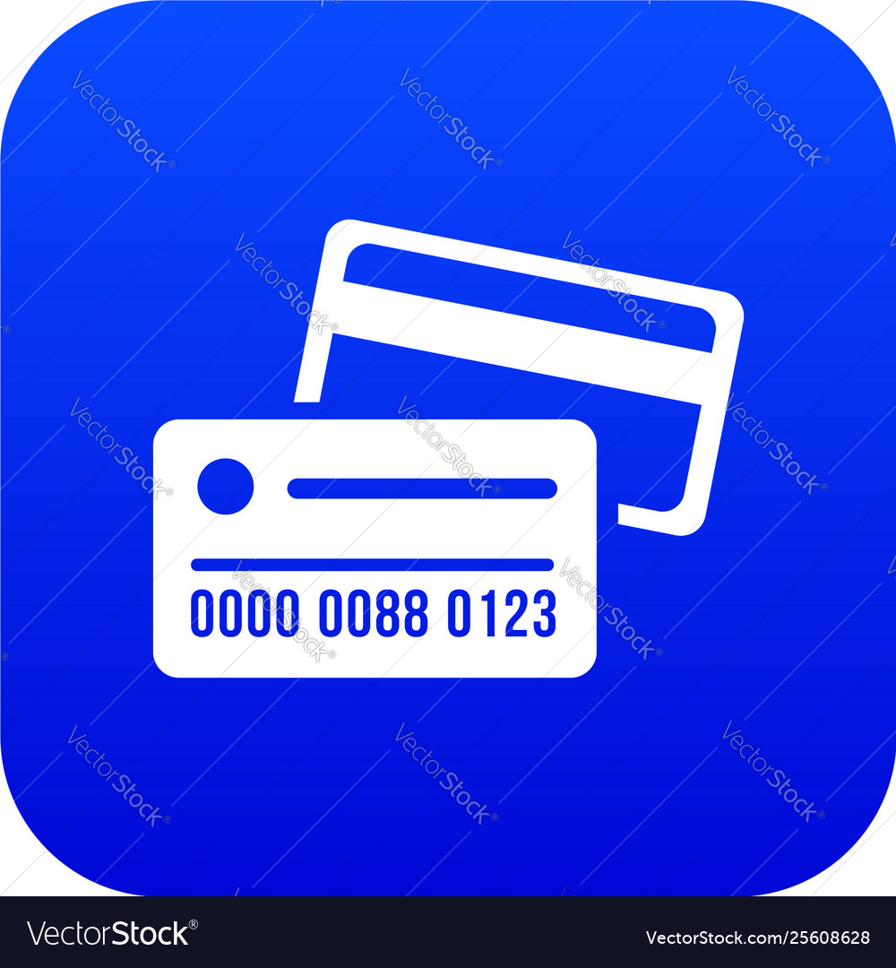 Credit card icon Royalty Free Vector Image - VectorStock