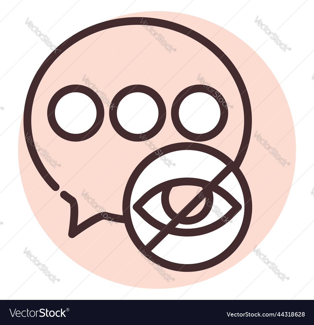 Cyber security hidden message on white background