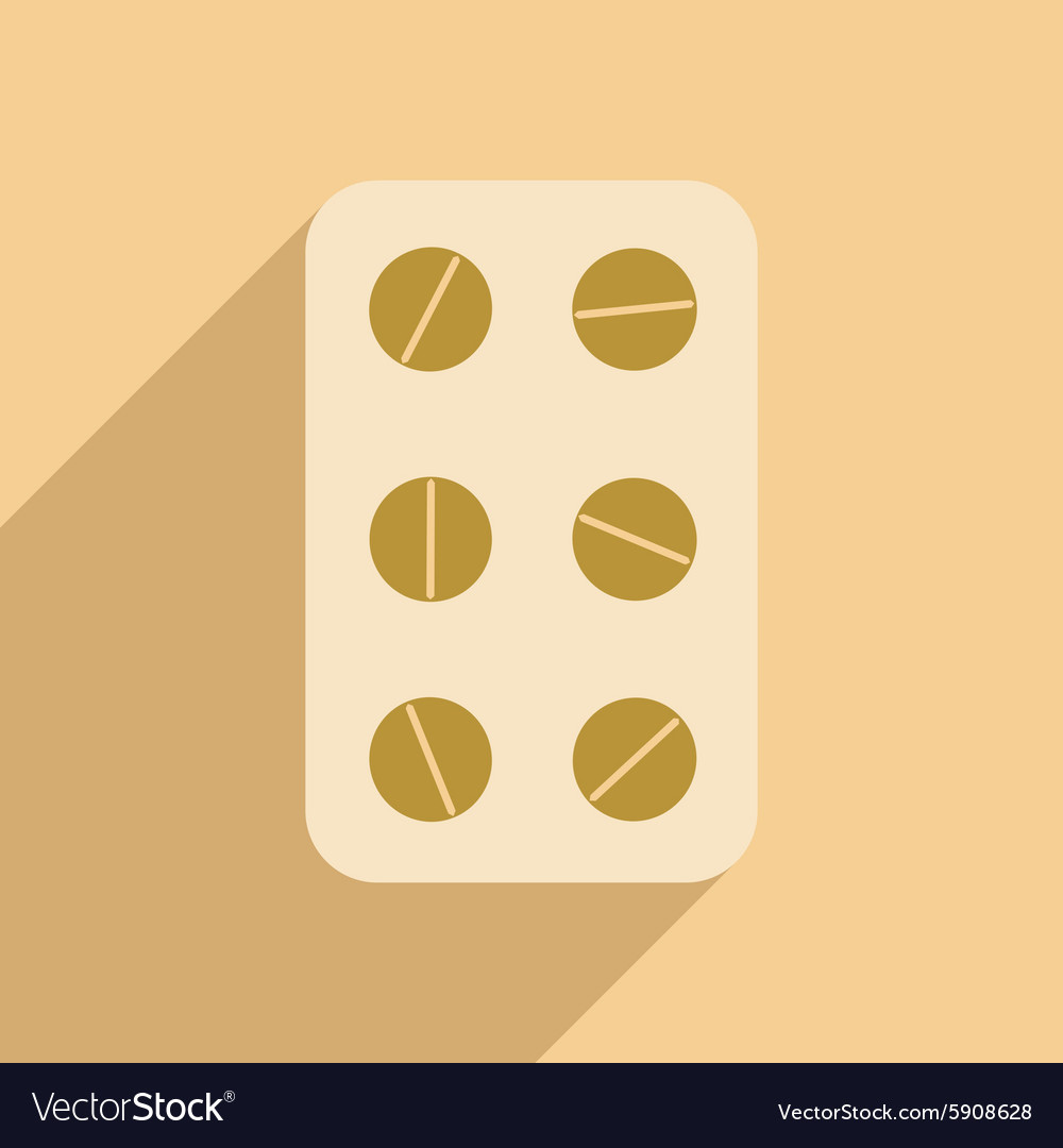 Flat with shadow icon and mobile application