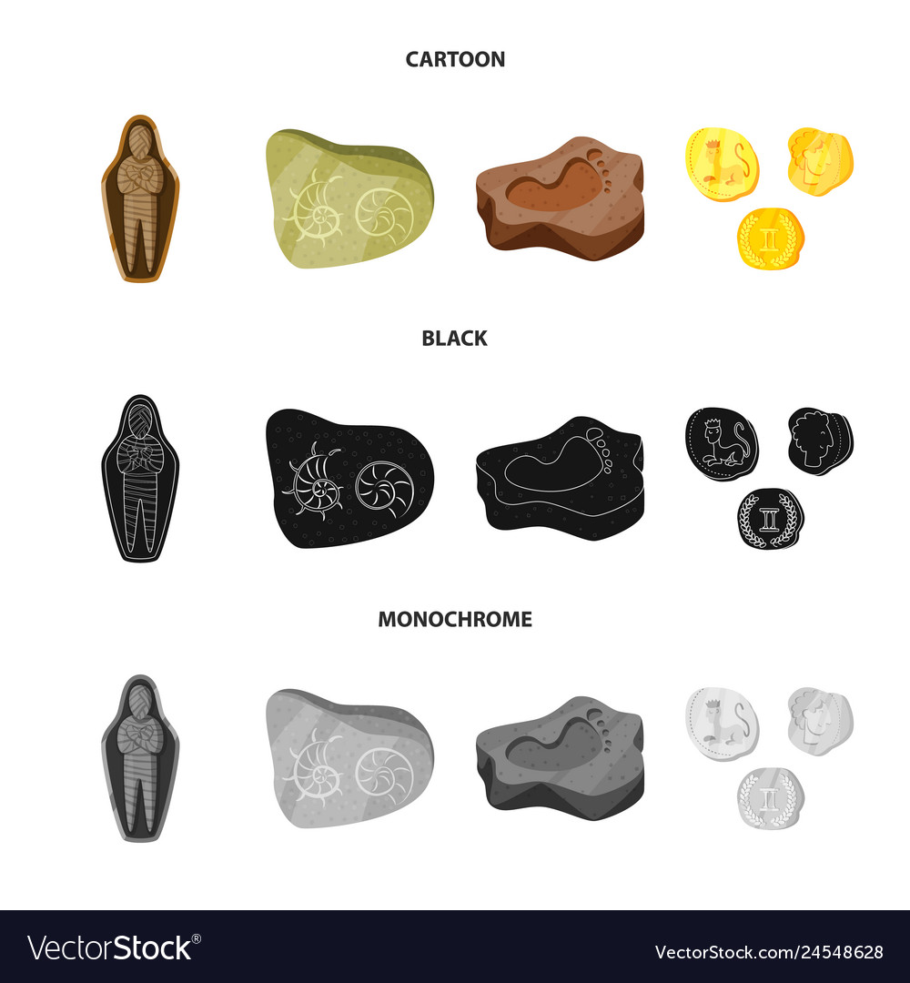 Isolated object of story and items icon set vector image Isolated object of story and items icon set