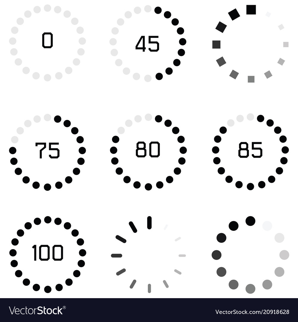 Loading icon set